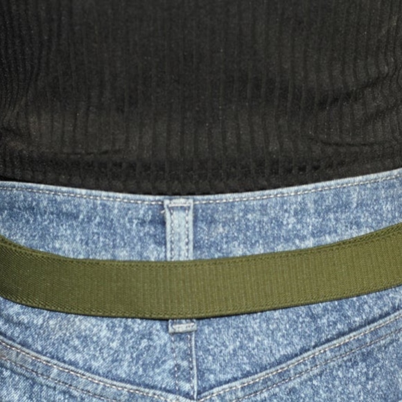 Floral Gold & Green Vintage Belt main image 7